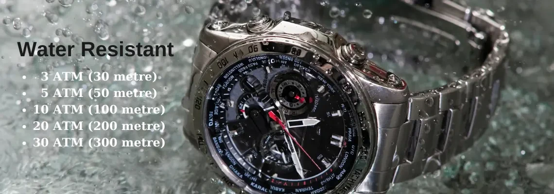 Saatlerde Su Geçirmezlik Dereceleri: Hangi ATM Derecesi Gereklidir?