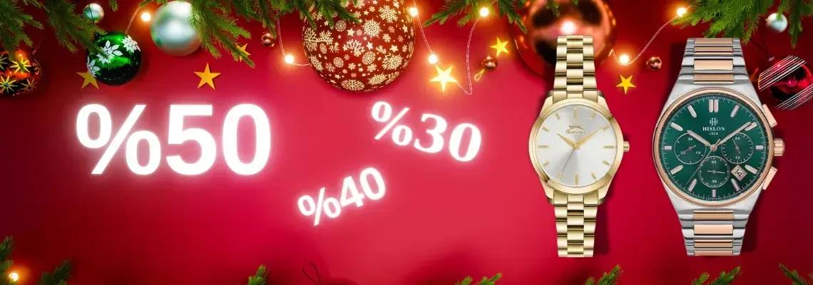 Yeni Yıl Kampanyası Saatlife.com'da: %50'ye Varan İndirimli Saatlerle Yeni Yıla Merhaba Deyin!