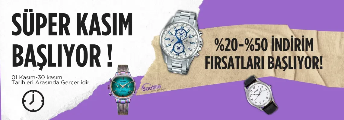  Kasım’da Saatler Kaç Olur Bilemeyiz Ama İndirimler %50’ye Kadar 