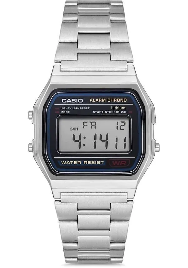 Casio A158WA-1DF Kadın Kol Saati - 1