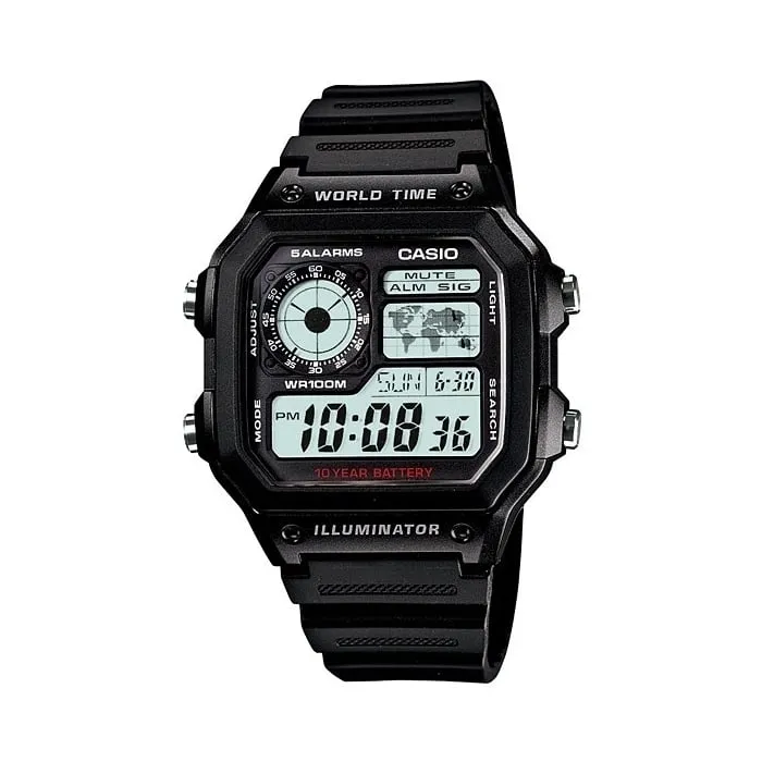 Casio AE-1200WH-1AVDF Erkek Kol Saati - 1