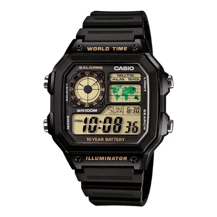 Casio AE-1200WH-1BVDF Erkek Kol Saati - 1