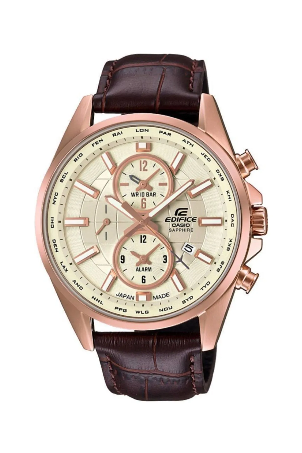 Casio EFB-302JGL-7ADR Edifice Safir cam Erkek Kol Saati - 1