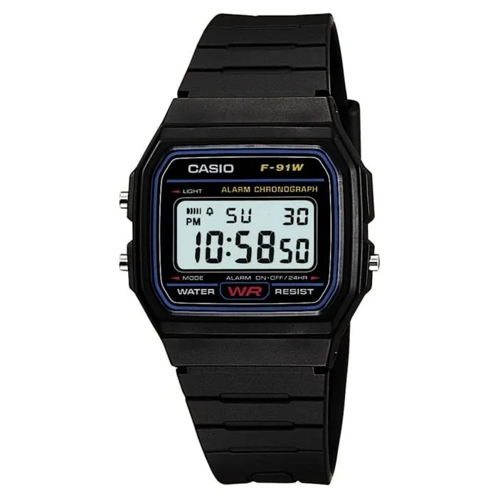 Casio F-91W-1DG Erkek Kol Saati - 1