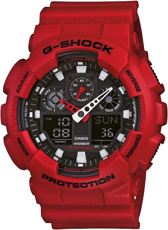 Casio GA-100B-4ADR Erkek Kol Saati - 1