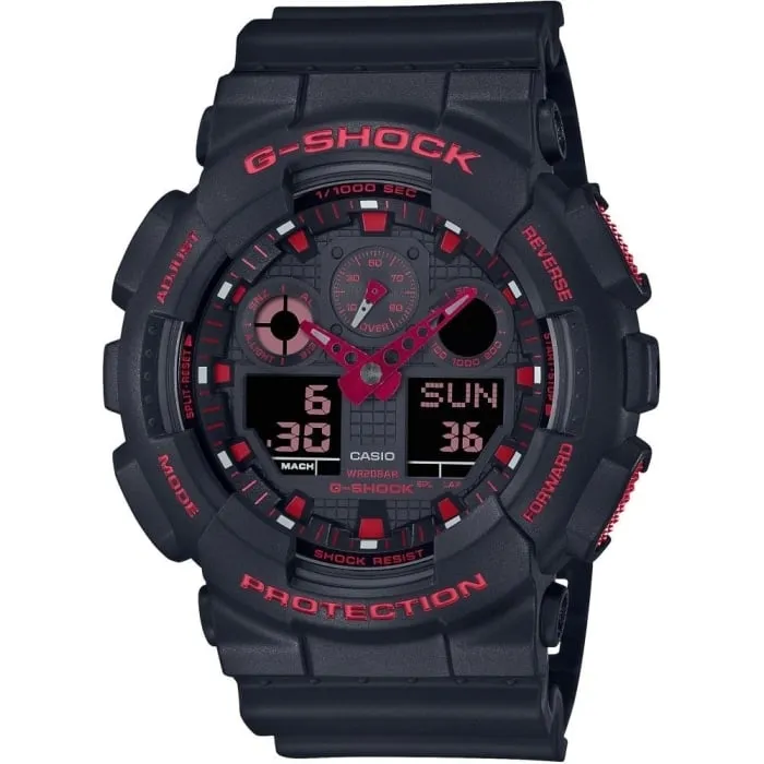 Casio GA-100BNR-1ADR Erkek Kol Saati - 1