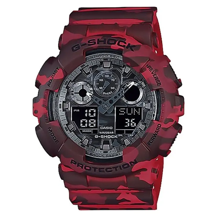 Casio GA-100CM-4ADR Erkek Kol Saati - Casio