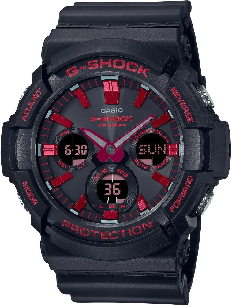 Casio GAS-100BNR-1ADR Erkek Kol Saati - 1