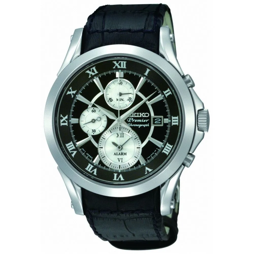 Seiko Premier Chronograph SNAD29P Erkek Kol Saati - Seiko