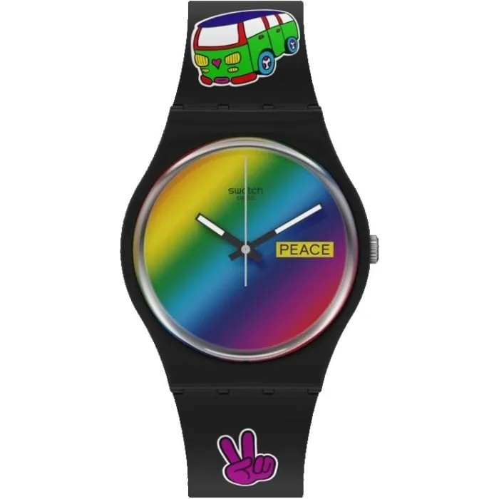 Swatch SO31B101 Unisex Kol Saati - 1