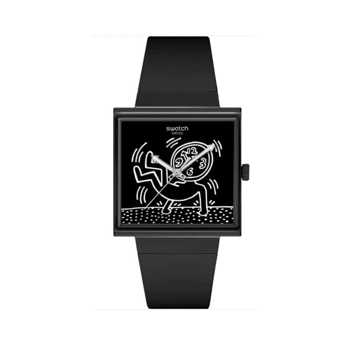 Swatch SO34Z103 Unisex Kol Saati - 1
