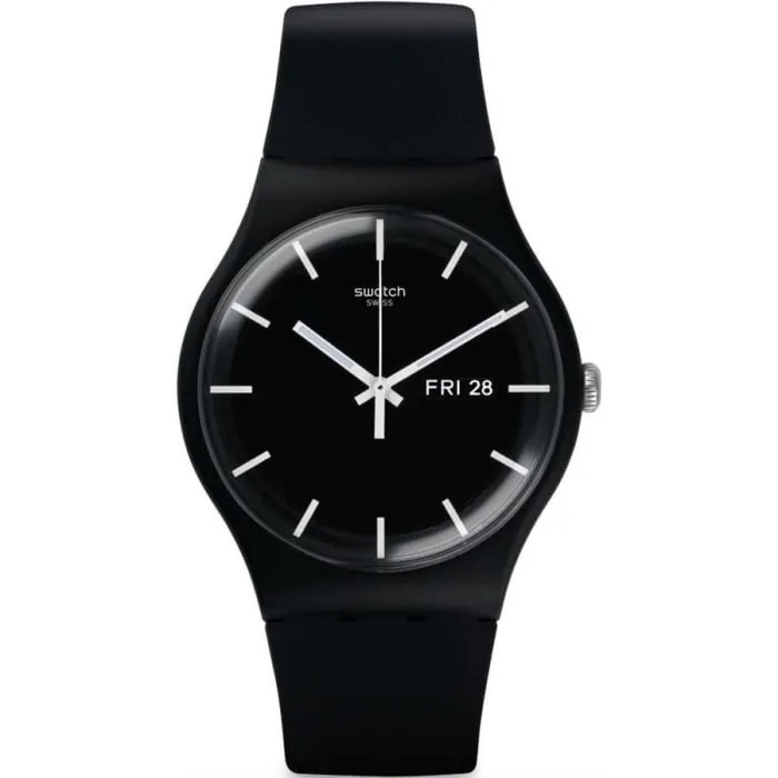 Swatch SUOB720 MONO BLACK Unisex Kol Saati - 1