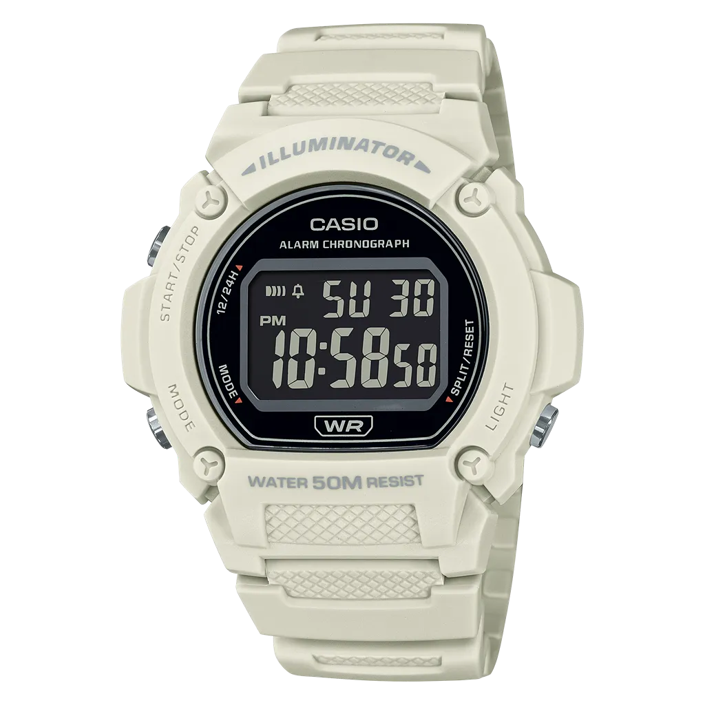 Casio W-219HC-8BVDF Unisex Kol Saati - 1